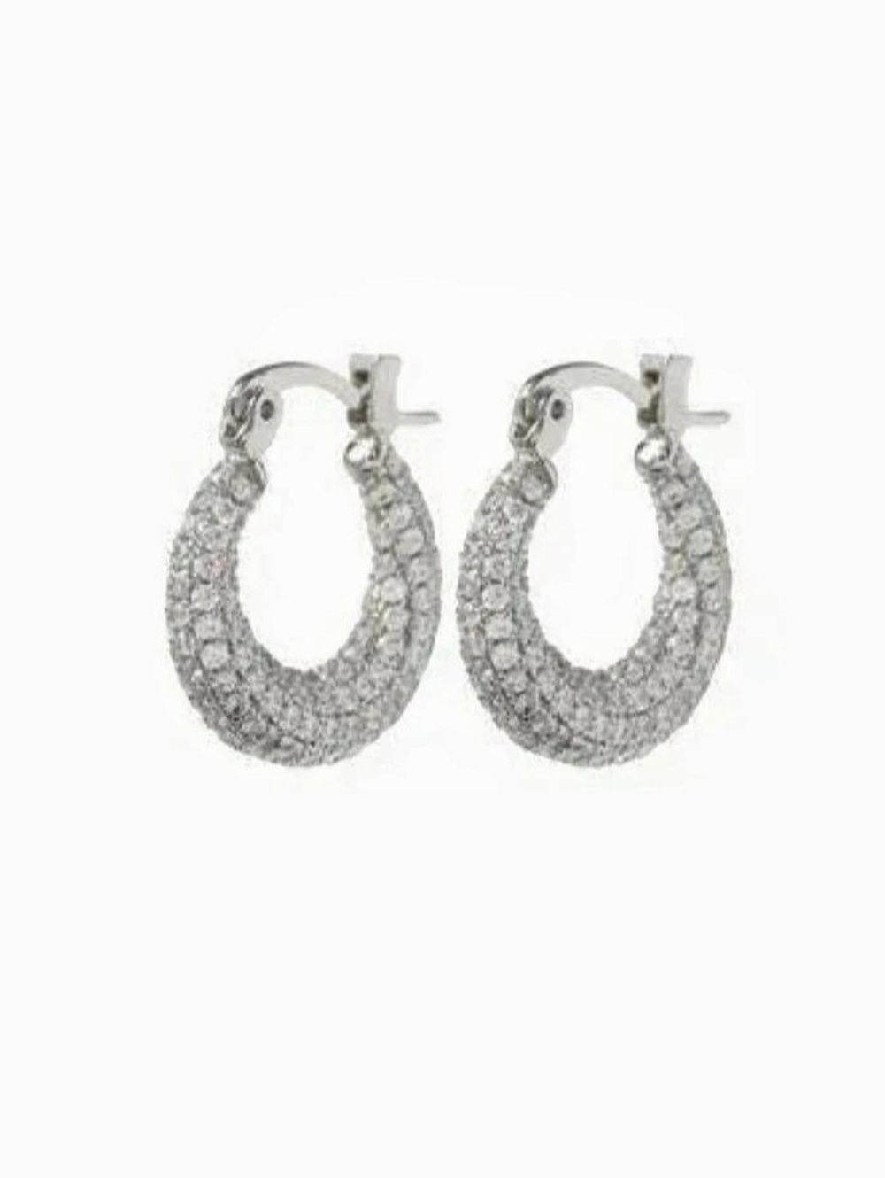 Pave Mini Martina Hoops